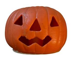 Vintage Jack-o-lantern JOL GURLEY Halloween candle MCM Vtg